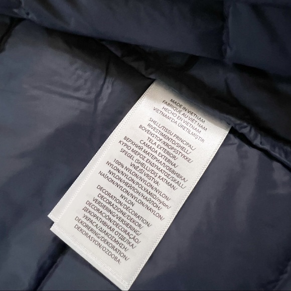 Polo Ralph Lauren Pony Full Zip Down Packable Jacket Men's Aviator Navy - Picture 14 of 14